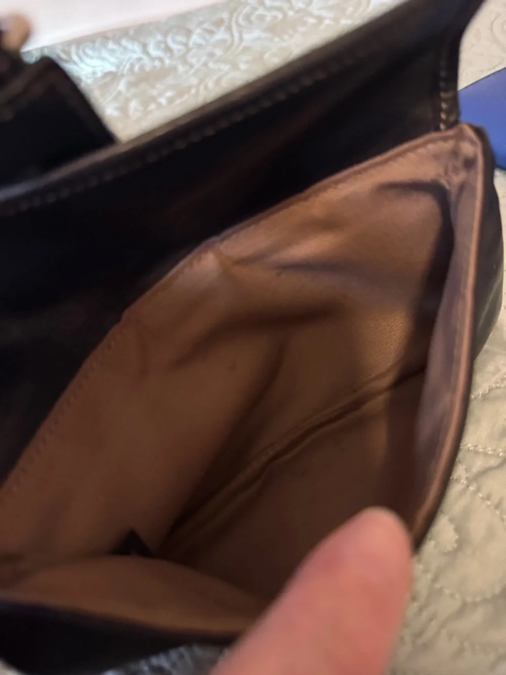 Coach Vintage SoHo Black Leather Buckle Wristlet Clutch Silver Buckle W Tag - Picture 3 of 6